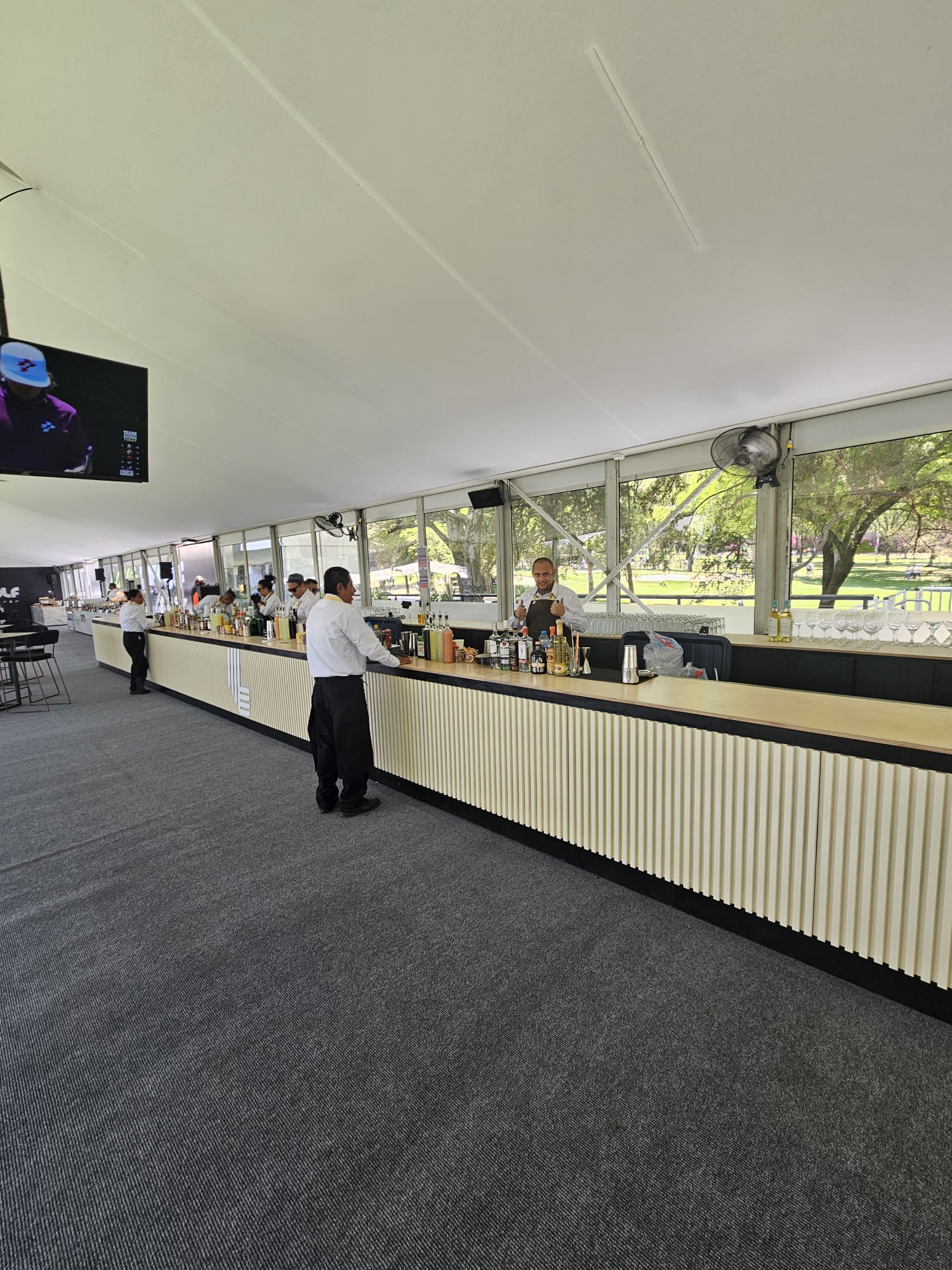 Liv Golf event custom made bar